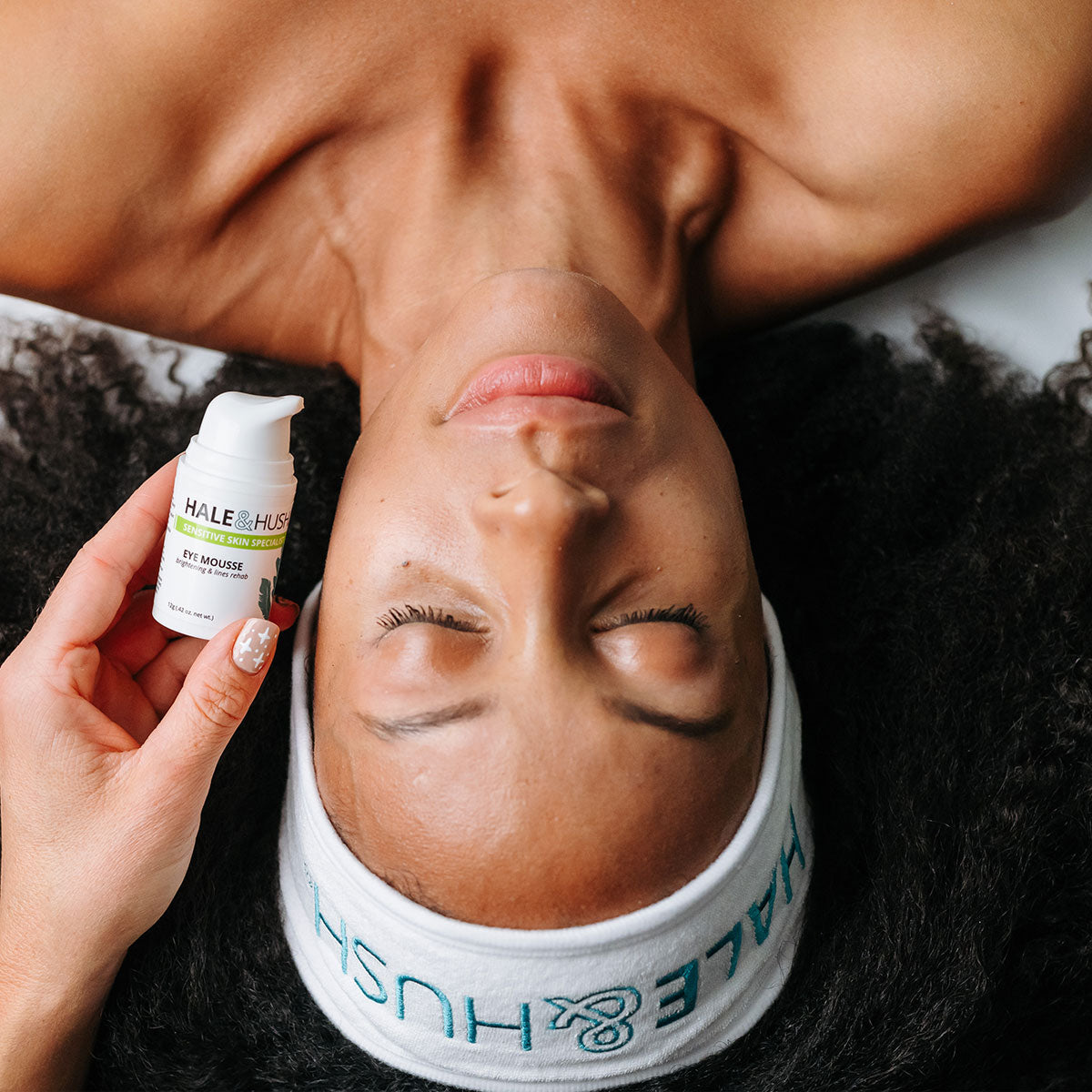 Revitalise Eye Mousse by Hale & Hush beautiful female skin