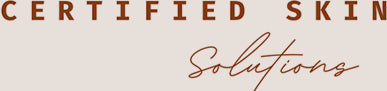 Certified Skin Solutions footer logo