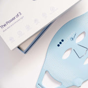 LED light therapy mask 3 lights power box