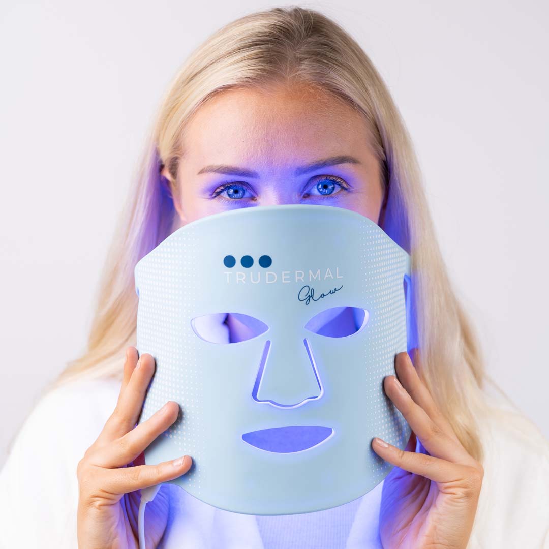  LED Light Mask for face blue light on face